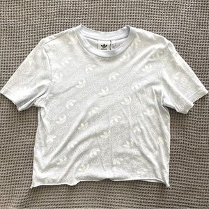 Adidas Crop Tee Light blue